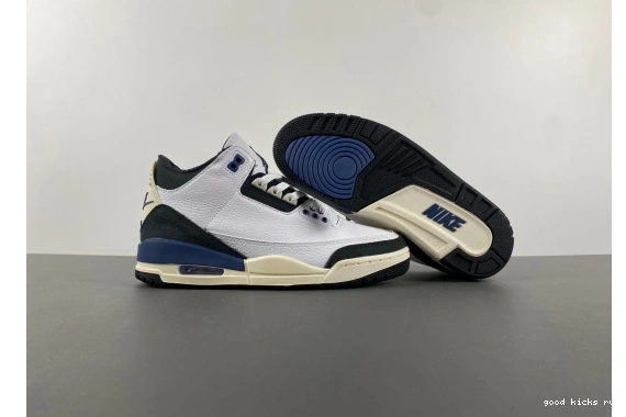 3 Maniére Jordan HV8571-100 HV8571-100 Retro   “Diffused SP Blue”  A OG Ma 0506